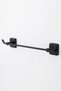 3-Piece Stainless Brass Dove Matte Black Bathroom Accessory Set - Towel Holder, Toilet Paper Holder, and Hanger Set - 3