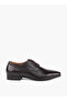 Men Leather Lace-Up Derby Shoes - 3