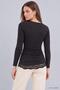 Lace Skirt Blouse 6180 Black - 4