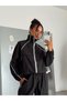 Zippered Parachute Suit - Black - 3
