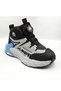 Kp-4037F Gray Black Lace-Up Boys' Outdoor Waterproof Ankle Sneaker - 2