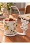 Shaking Tea Bag Holder with Elephant Figure Coaster, Surprise Color, Office Gift
