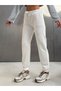 Women's 3 Threaded Fleece-Lined Elastic Waist Lace-Up Jogger Sweatpants - Brown - 5