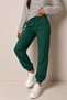Women's Elastic Waist 3-Thread Shaped Slim Fit Sweatpants - 2