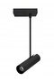 Spot de tavan rotund negru