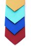 Skinny Solid Ties for Men, 2.5 inch Slim Plain Neckties 4-Pack - 6