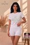 Women's Seamless Gathering Stretchy Mid-Length Stretchy Shorts Boxer - 3-Dimensional Stretchability