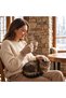 Soft Furry ✨ Suede Touchscreen Compatible 🌸   Women's Winter Gloves 📱 Brown Color