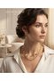316L Steel Chain Gold Color Flat-Heart Model 2-Piece Necklace - 2