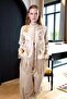 Ecru Green Tasseled Detail Patterned Jacket Per9835 - 3