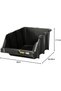 Storage Bin/Black - 3