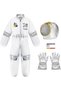 Children's Astronaut Space Costume Space Pretend Dress Up Role Play Set for Kids Cosplay Ages 4-7