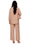 Women's Textured Shirt and Pants Two-Piece Set - 2