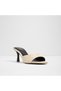 Annaberaen Ladies Beige Heeled Sandals - 4