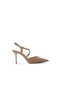 Janicka Ladies Brown Heeled Shoes