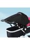 Stroller Sun Shade Breathable Upf50+ Two-Way Stroller Sun Protection Cover - 2