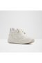 Asiejan Ladies White Wedge Sneakers - 4