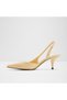 Stessylowsling Ladies Yellow Heeled Shoes - 3