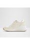 Asiejan Ladies White Wedge Sneakers - 3