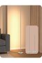 مصباح أرضي LED، مصباح قائم بذاته بطول 146 سم قابل للتعتيم بتصميم بسيط، فضي اللون - 7
