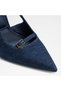 Herbey Ladies Blue Heeled Sandals - 5