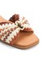 Cammiee Ladies Beige Flat Sandals - 5