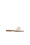 Missyy Ladies White Flat Sandals