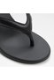Isabelia Ladies Black Wedge Sandals - 5