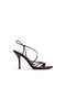 Envyy Ladies Brown Heeled Sandals
