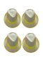 4 pcs Banana Yellow Fedora Hat For Unisex