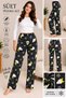 Women's Suede Pajama Bottoms Set of 2 – Soft Texture, Warm, Comfortable Fit - 3