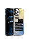 iPhone 12 Pro Max Case Vibe Patterned Camera Raised Matte Anti-Fingerprint Silicone Omsy