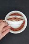 Adp France Deluxe Porcelain Burgundy Coffee Cup 120 ml - 4