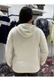 Women's Hooded, Buttoned, Side-Pocketed, Comfortable Fit Knitwear Cardigan - 4