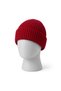 Imported 100% Wool Premium Burgundy Curled Edge Knitwear Beanie / Winter Hat - 2