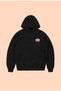 Sticker Synaworld Printed Unisex Oversize Black Cotton Hooded Printed Sweatshirt Hoodie - 2