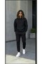 Unisex Hooded Sweatshirt Top and Bottom Tracksuit Set
