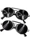 نظارات شمسية مستقطبة دائرية بتصميم ريترو على طراز ستيم بانك مع واقي جانبي طراز S92-ADVANCED POLARIZED