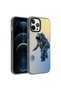 iPhone 12 Pro Max Case Vibe Patterned Camera Raised Matte Anti-Fingerprint Silicone Omsy - 2