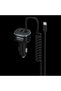 120W Fast Car Charger - Black/Grey