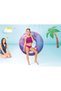 C Decorated Inflatable Swim Ring - 1.14 Meter - Assorted Colors - 6