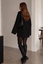 Oversize Soft Textured Women's Knitted Long Sweater Dress Tunic - 3