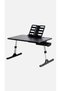 Multifunctional Bed Table 60X40cm - Black - 4