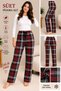 Women's Suede Pajama Bottoms Set of 2 – Soft Texture, Warm, Comfortable Fit - 2