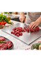Stainless Steel 40X30 cm Single Side Twisted Cutting-Chopping Board for Kitchen Counter - 4
