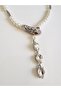 Vip Model Snake Tip Pearl Necklace 42 cm - 5