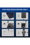 مجموعة أدوات مفكات دقيقة، مفك كهربائي 49 في 1 مع حقيبة حمل، 5 مستويات عزم مع إضاءة - 4