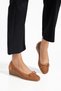 Genuine Leather Wedge Heel Comfort Women's Shoes in Sizes 33-34-35 and up to Size 41-42 - 4