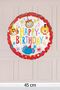 Round Circus Theme Foil Balloon 18Inch - 3