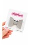 Wegan Suede Leather Mini Bow Hairless Baby Hair Clip 5cm